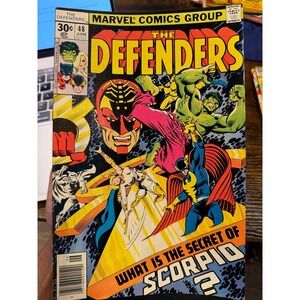 The Defenders, Secret of Scorpio, Issue #48, published by Marvel Comics Group